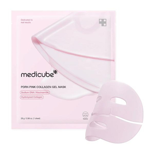 ماسک ژلی کلاژن مدی کیوب Medicube مدل PDRN Pink صورتی